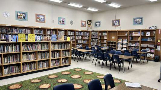 Hooker Oak Elementary School Library in Chico