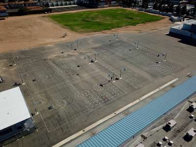 Chula Vista Middle School Outdoor Basketball Courts in Chula Vista