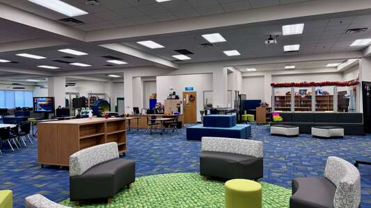 E.D. Walker Middle School Library in Dallas