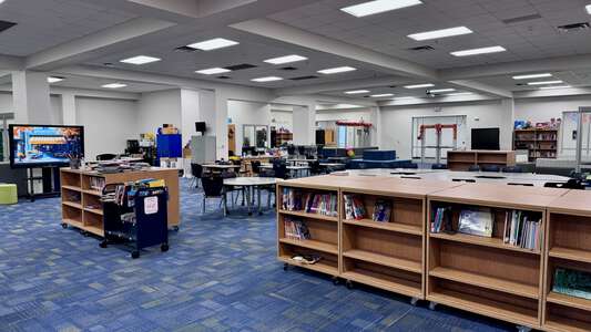 E.D. Walker Middle School Library in Dallas