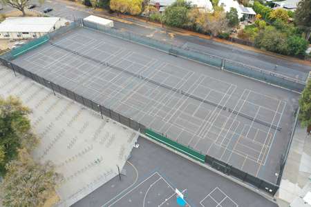 Jane Lathrop Stanford Middle School Tennis Courts in Palo Alto