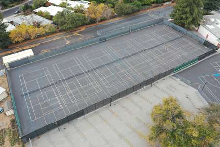 Jane Lathrop Stanford Middle School Tennis Courts in Palo Alto