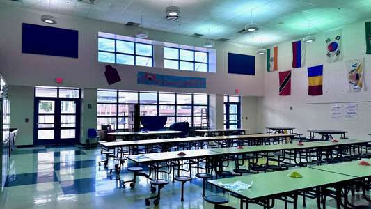 Anne Frank Elementary School Cafeteria in Dallas