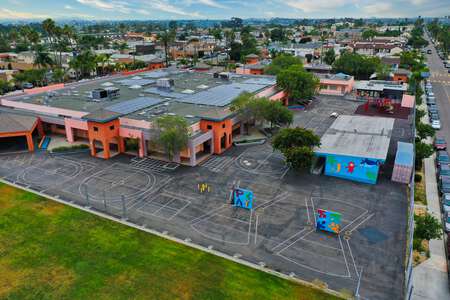Garfield Elementary School Outdoor Basketball Courts in San Diego