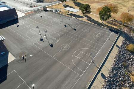 Greenspun - Barbara and Hank Junior High School Outdoor Basketball Courts in Henderson