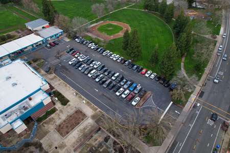 Foulks Ranch Elementary School Parking Lot in Elk Grove