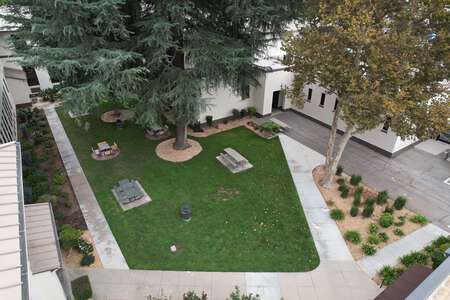 Pomona Unified School District Ed Center Courtyard in Pomona
