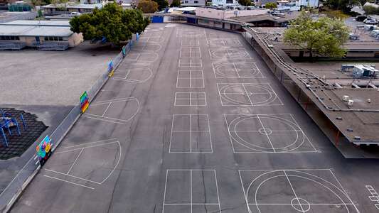 Curie Elementary School Outdoor Blacktop in San Diego 2