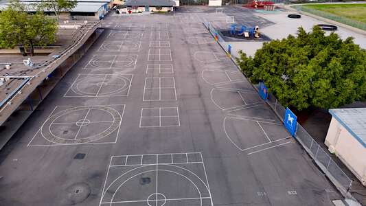 Curie Elementary School Outdoor Blacktop in San Diego 3