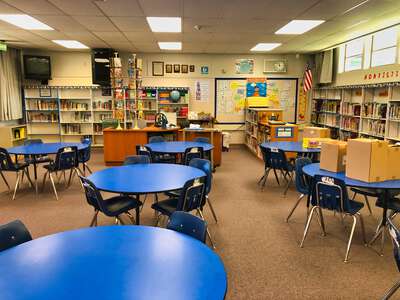 Edward Kemble Elementary School Library in Sacramento