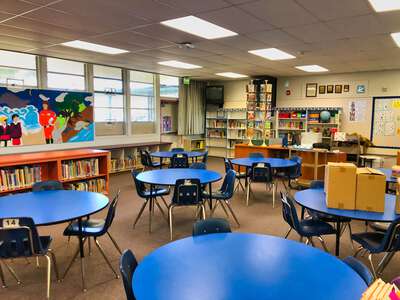 Edward Kemble Elementary School Library in Sacramento
