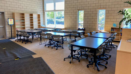 Happy Valley Middle School Media Center in Happy Valley