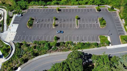 West Linn High School Parking Lot - West in West Linn