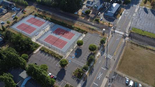North Salem High School Tennis Court Parking in Salem 2