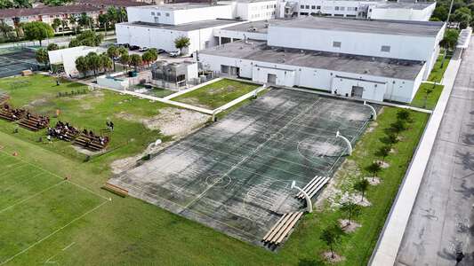 Ronald W. Reagan/Doral Senior High School Outdoor Basketball Courts in Doral