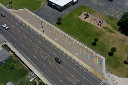 Lewis & Clark Elementary School Parking Lot - Side in Pocatello