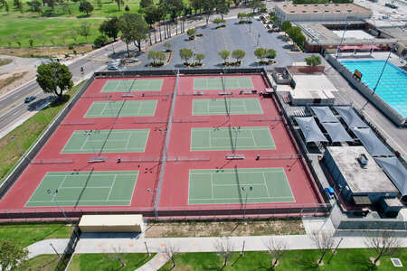 Estancia High School (9-12) Tennis Courts in Costa Mesa