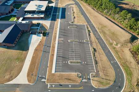 Rosemont Elementary School Parking Lot - Back in LaGrange