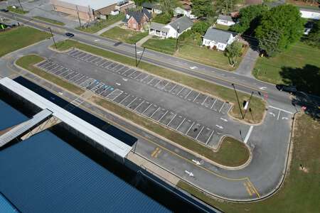 Princeton Middle/High School Parking Lot - Side in Princeton
