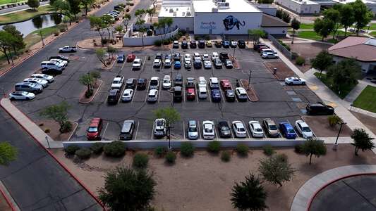 Maricopa Wells Middle School Parking Lot - Front in Maricopa