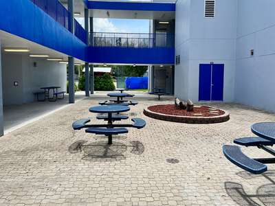 Hialeah Middle School Courtyard in Hialeah