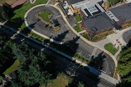 Illahee Middle School Parking Lot - Right in Federal Way