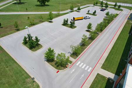 Osage Creek Elementary School Parking Lot in Bentonville
