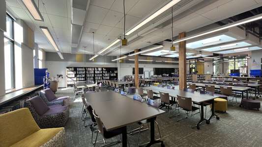 Illahee Middle School Library in Federal Way