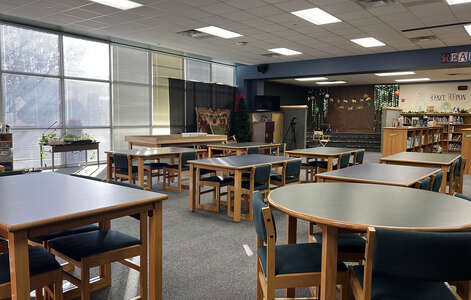Hodges Elementary School Library in Balch Springs