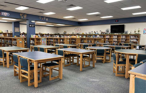 Hodges Elementary School Library in Balch Springs