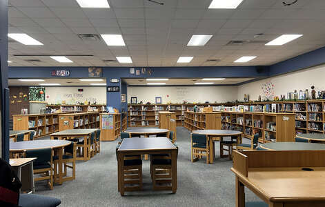 Hodges Elementary School Library in Balch Springs