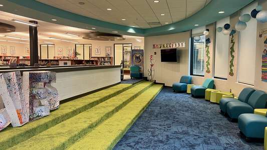 Clearview Elementary School Media Center in LaGrange