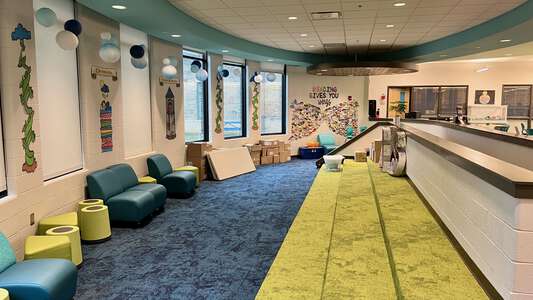 Clearview Elementary School Media Center in LaGrange