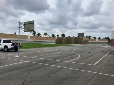 Jordan Intermediate School Outdoor Basketball Courts in Garden Grove
