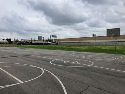 Jordan Intermediate School Outdoor Basketball Courts in Garden Grove