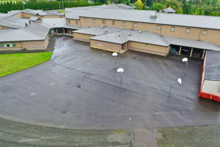 Thunder Mountain Middle School Outdoor Basketball Courts in Enumclaw