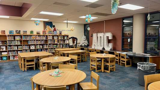 Alice Contreras Elementary School Library in Fort Worth