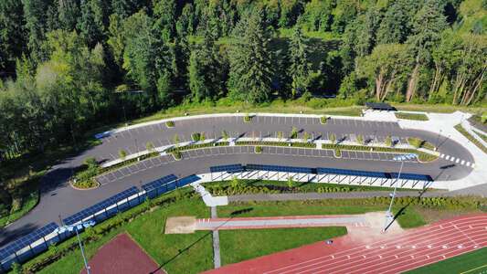 Athey Creek Middle School Parking Lot - Field in West Linn