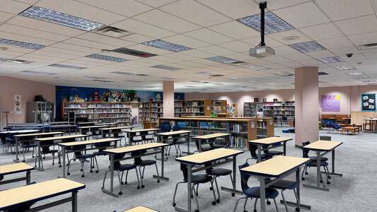Montezuma Cortez Middle School Library in Cortez