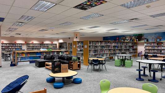 Montezuma Cortez Middle School Library in Cortez