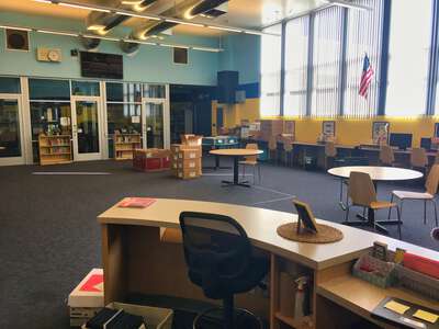 Parras Middle School Library in Redondo Beach