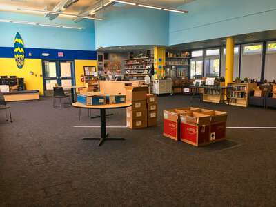 Parras Middle School Library in Redondo Beach