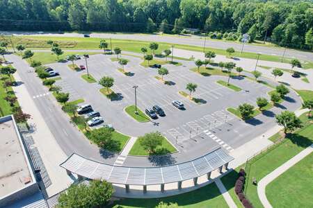 Riverview Elementary School Parking Lot - Front in Fort Mill