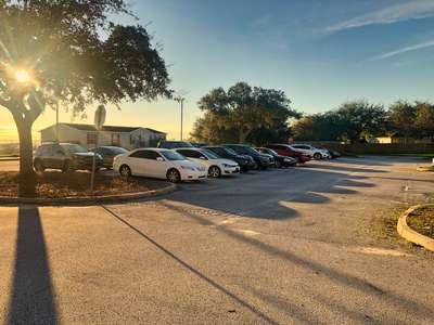 Windy Hill Middle Parking Lot - Rear in Clermont