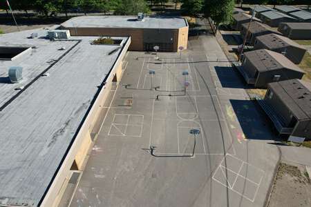 Louisa May Alcott Elementary School Outdoor Basketball Courts in Redmond