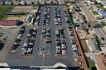 Lodi High School Parking Lot - Students in Lodi
