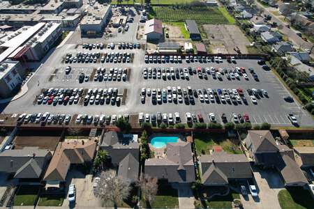 Lodi High School Parking Lot - Students in Lodi