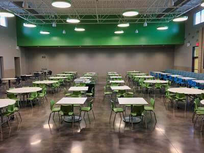 Bear Creek Elementary School Cafeteria w/ Stage in Austin