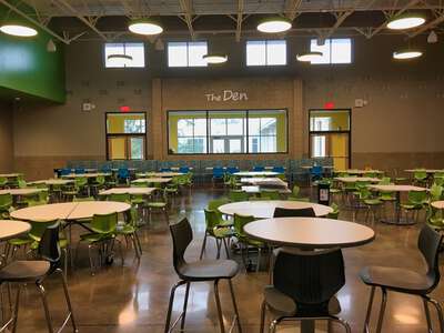 Bear Creek Elementary School Cafeteria w/ Stage in Austin