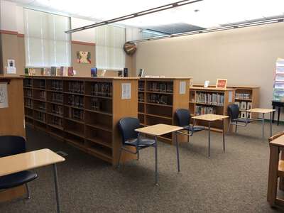 Summer Creek Middle School Library in Crowley